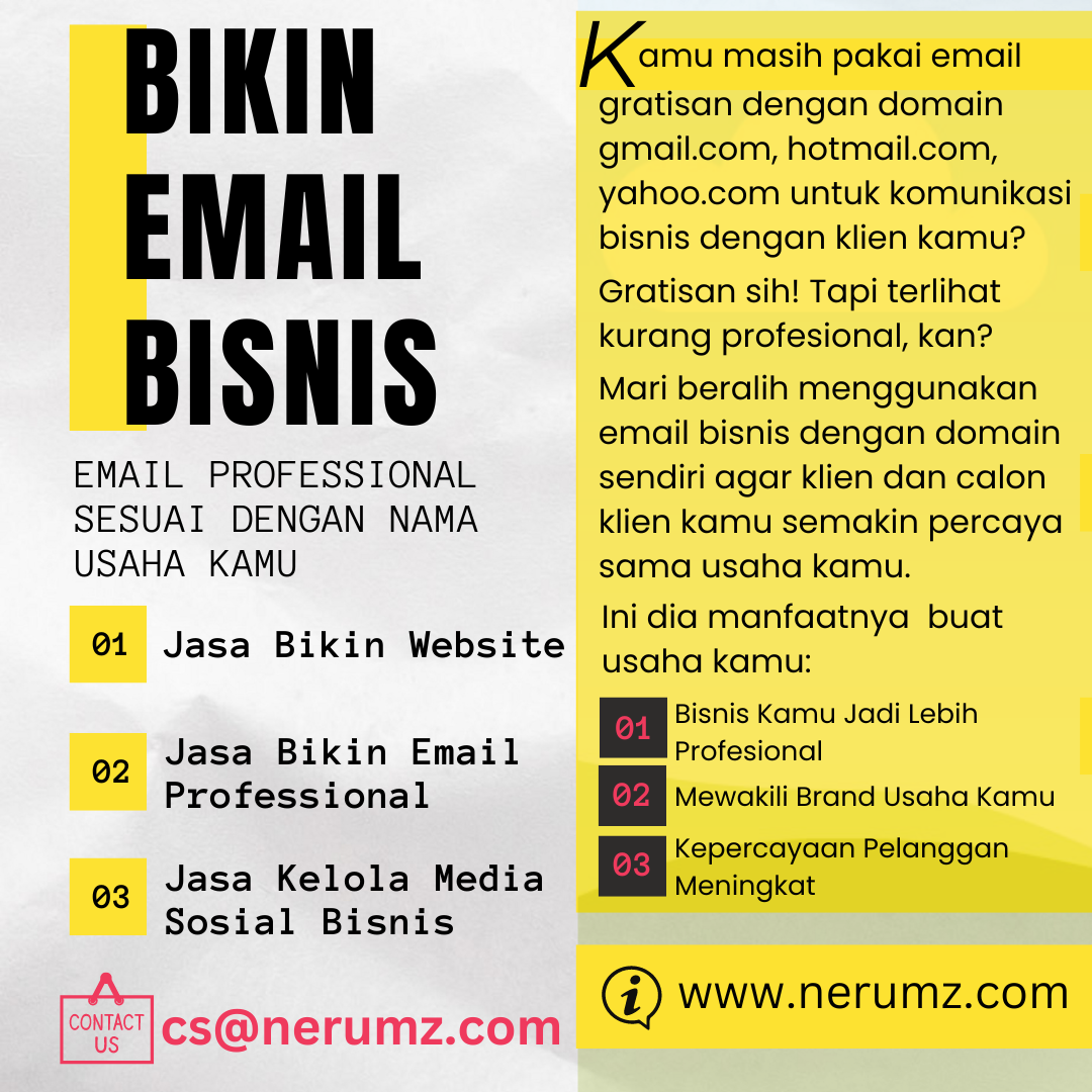 jasa bikin email bisnis