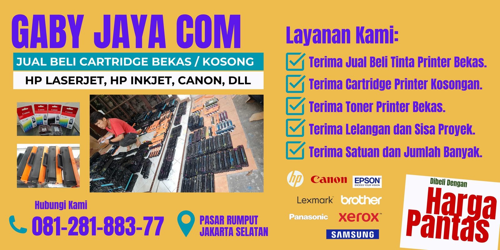 jual beli tinta bekas